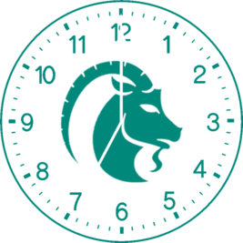 Clock Zodiac Capricorn