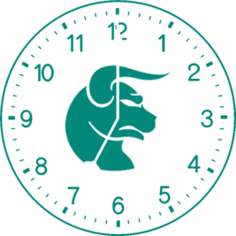 Clock Zodiac Taurus